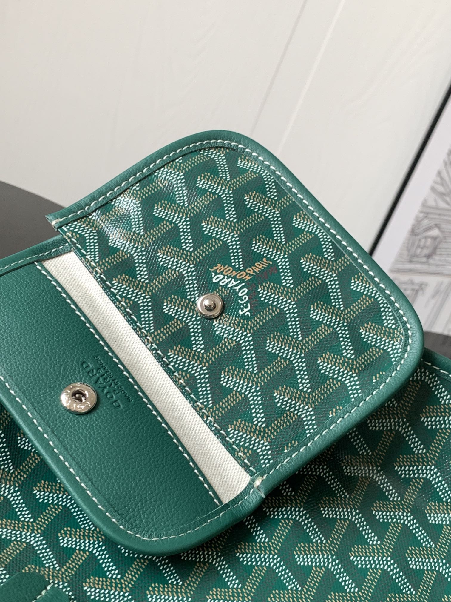 Anjou Mini Reversible Tote Bag In Green